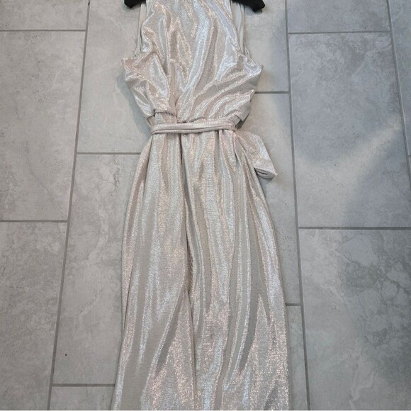 RALPH LAUREN Metallic Dress NWT Size 18 - Picture 7 of 8